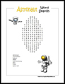 Astronaut Word Search