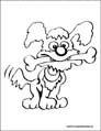 dog coloring page