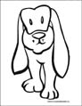 dog coloring page