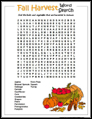 Fall Word Search