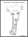 Giraffe Dot to Dot