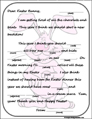 Easter Mad Libs. No preparation required. by OhMyWorksheets