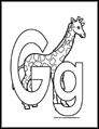 G is for Giraffe