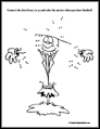 Fall Scarecrow Dot to Dot