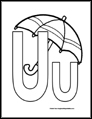 u is for Umbrella