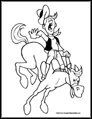 Cowboy Coloring Page