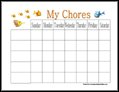 Fish Chore Chart