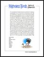 Easy Bird Word Search