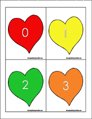 Preschool and kindergarten valentine math worksheet