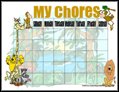 Safari Chore Chart