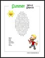 Summer Word Search