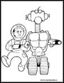 Astronaut coloring page