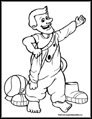 Astronaut coloring page