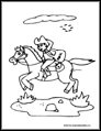 Cowboy Coloring Page