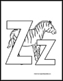 z is for Zebra